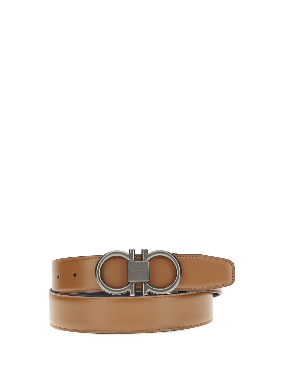 Reversible leather Gancini Belt 1