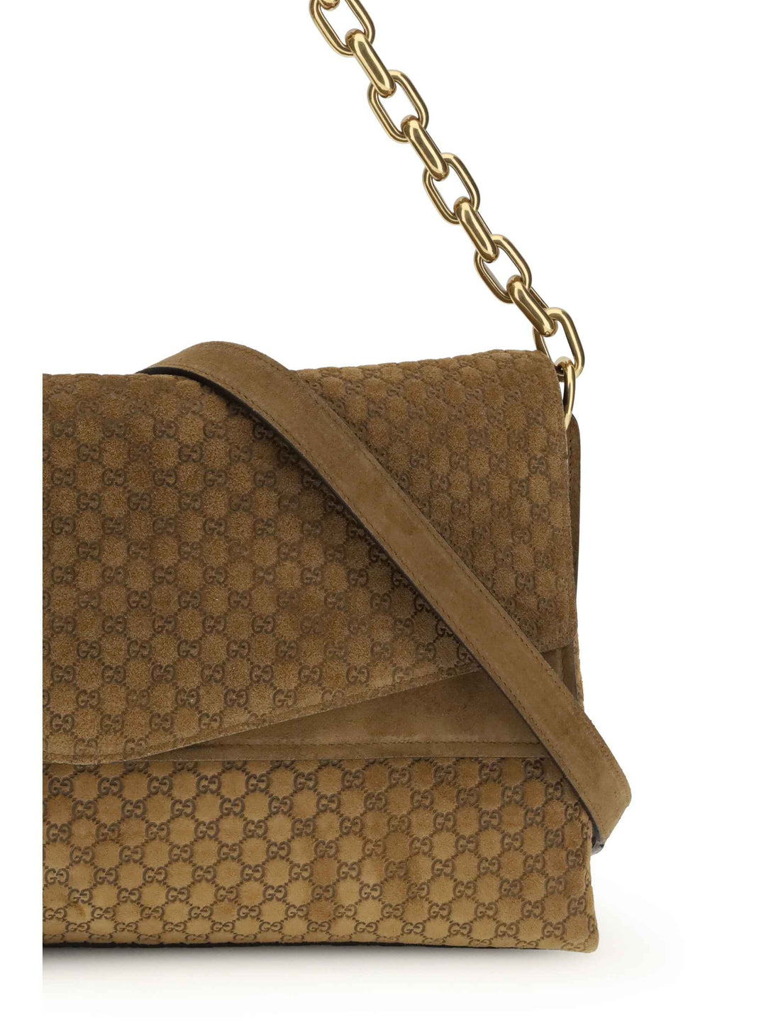 Large suede Shoulder Bag