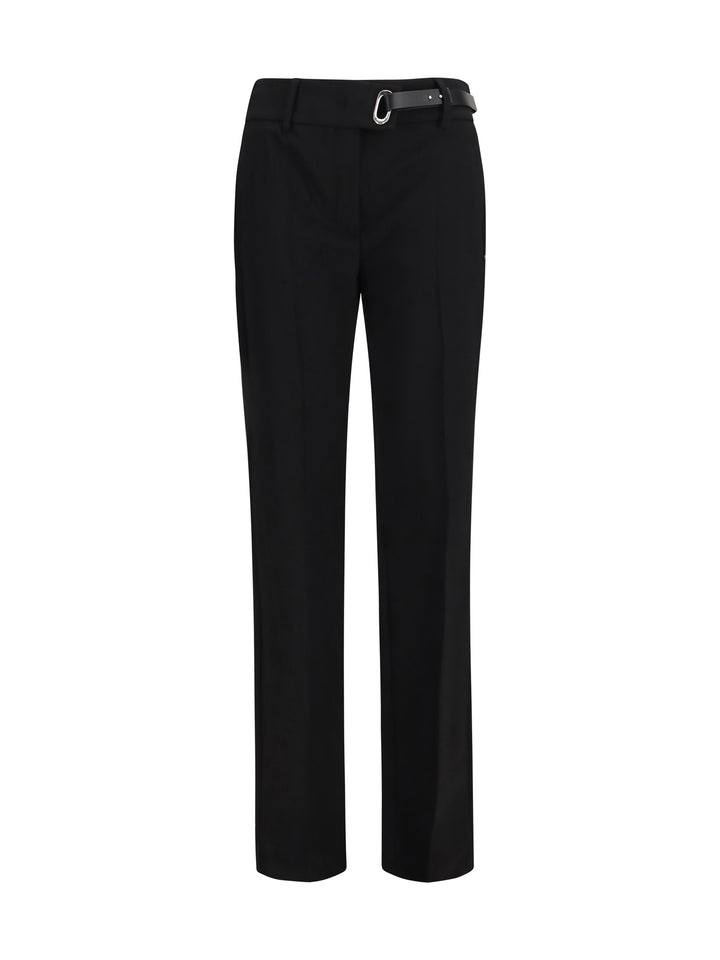 Rum cigarette pants with belt 1