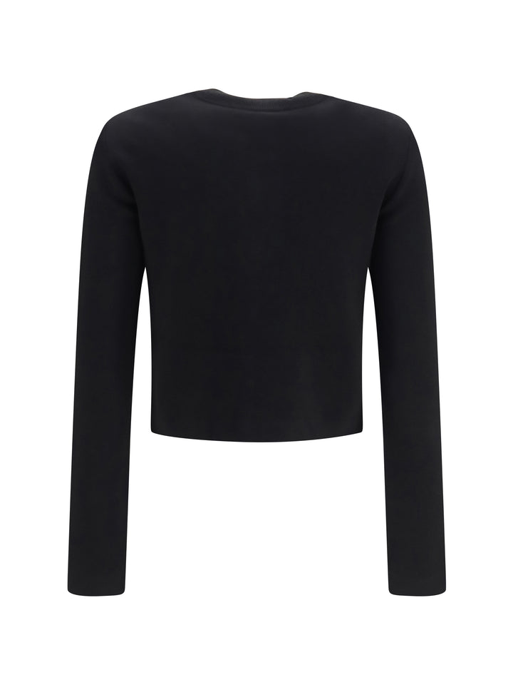 Round-neck viscose Cardigan 2