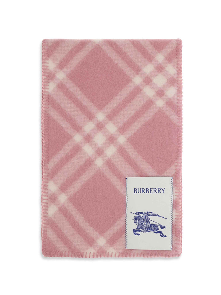 Check wool Scarf