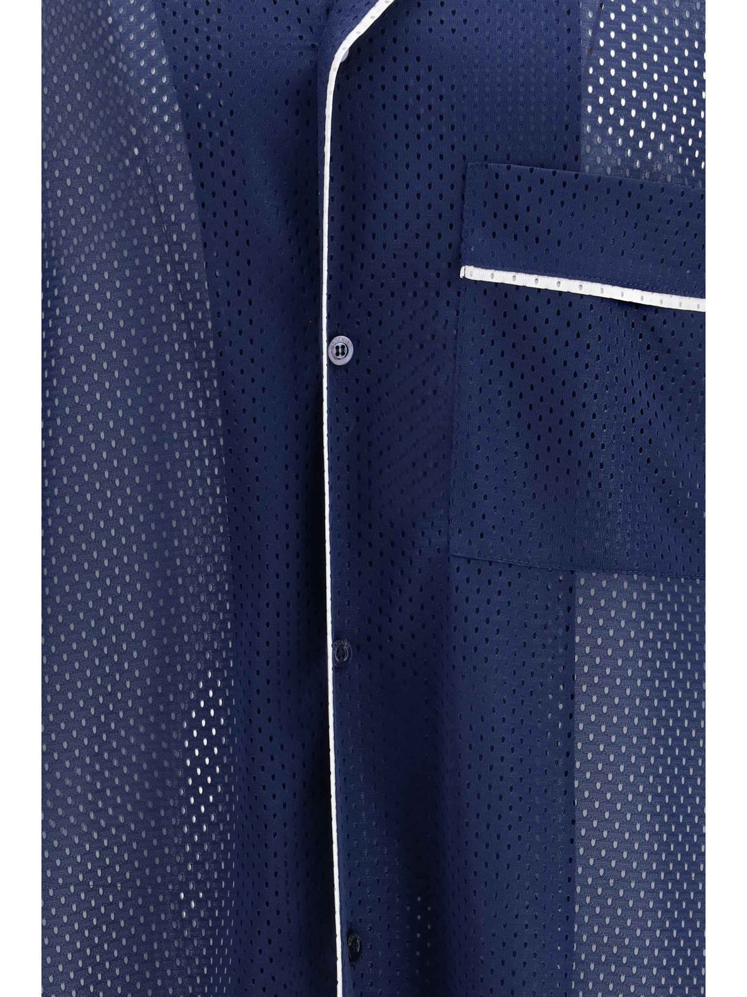 Technical mesh Shirt with reversed 22 print