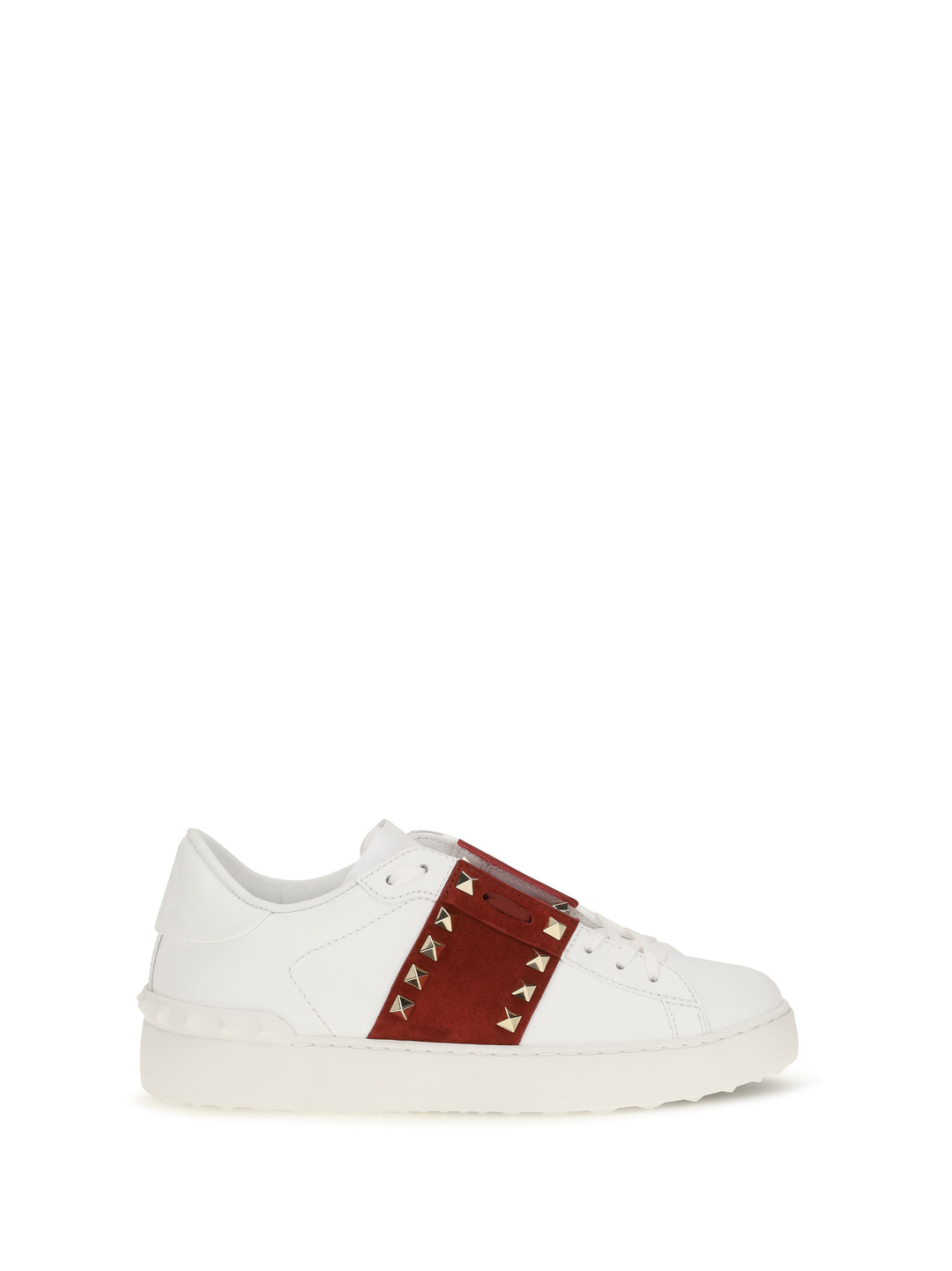 Rockstud Untitled Sneakers with suede band 1