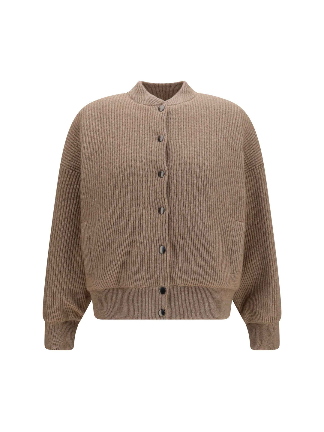 Ribbed cashmere Bomber