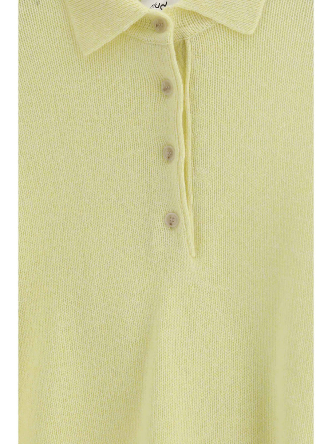 Short-sleeve polo neck Sweater