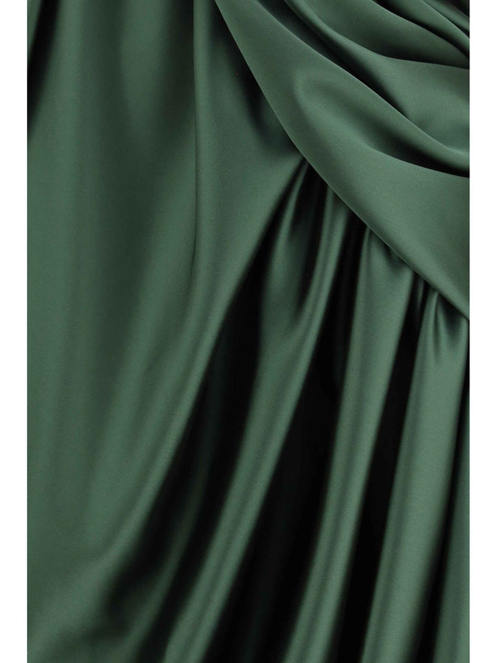 Draped midi Dress