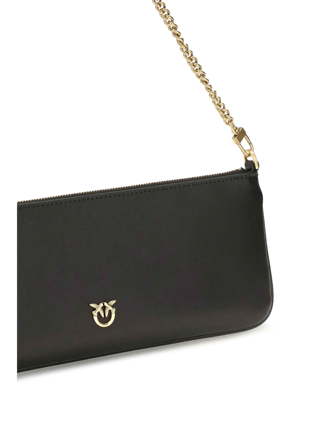Horizontal Flat leather Shoulder Bag