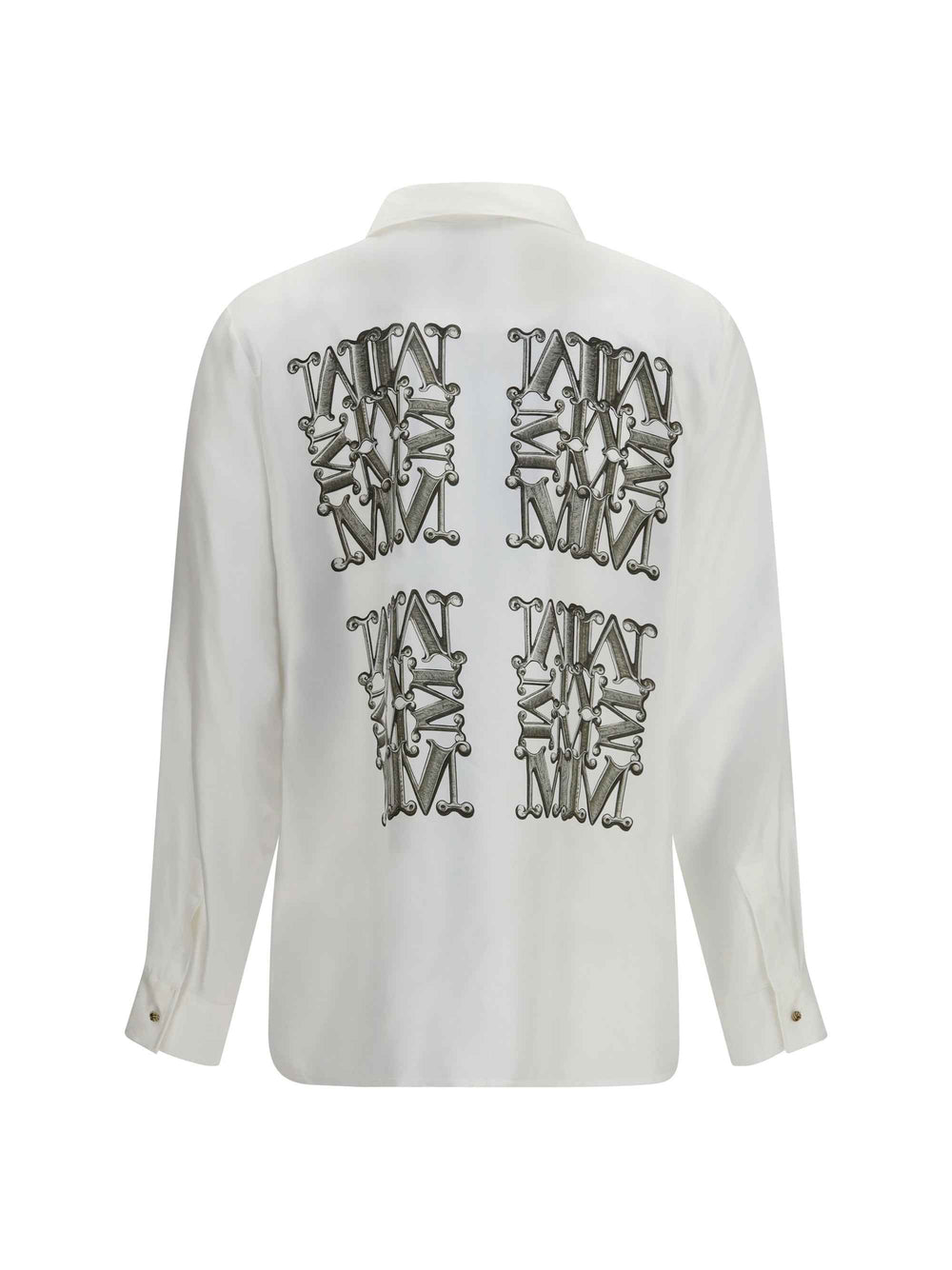 Printed silk twill Shirt