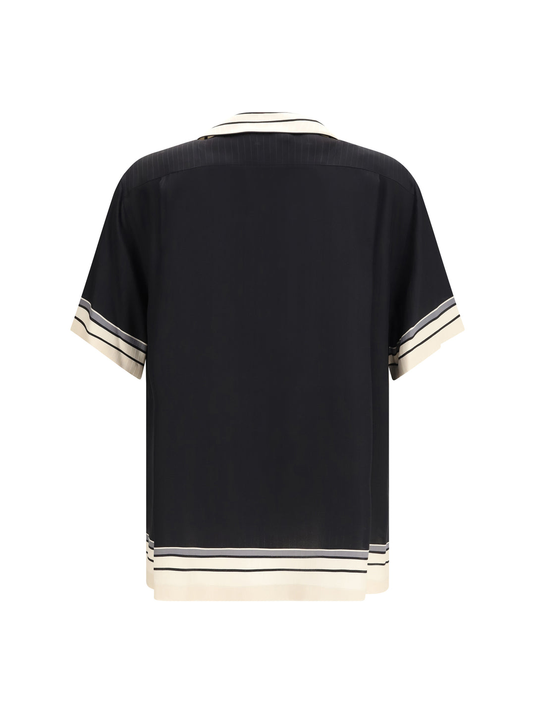 Hawaii Shirt with logo and striped print 2