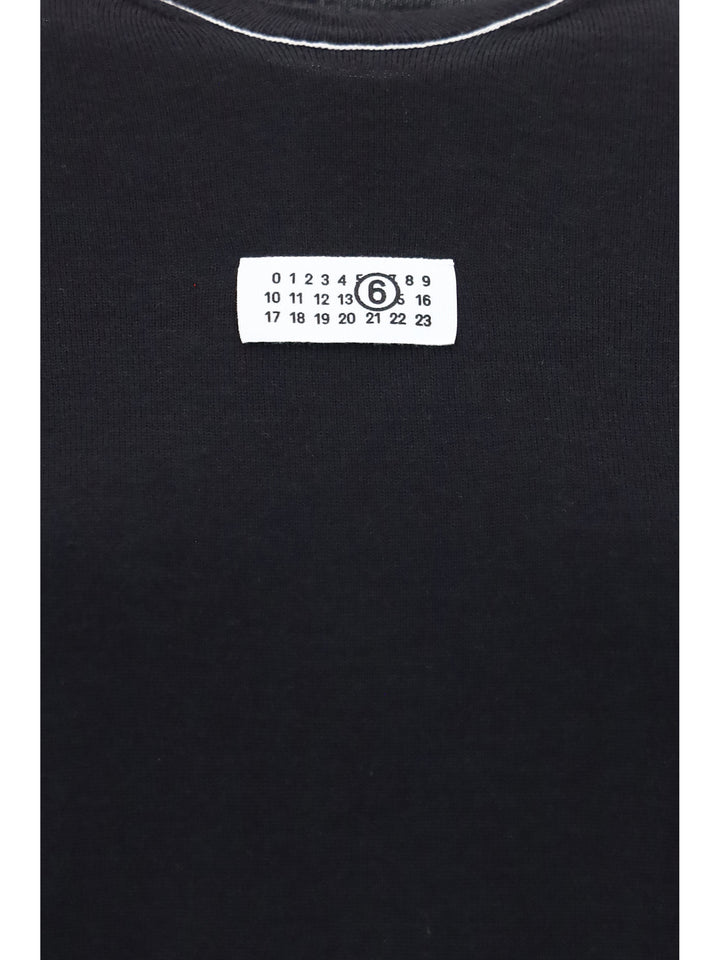Wool-blend T-shirt with contrast details 3