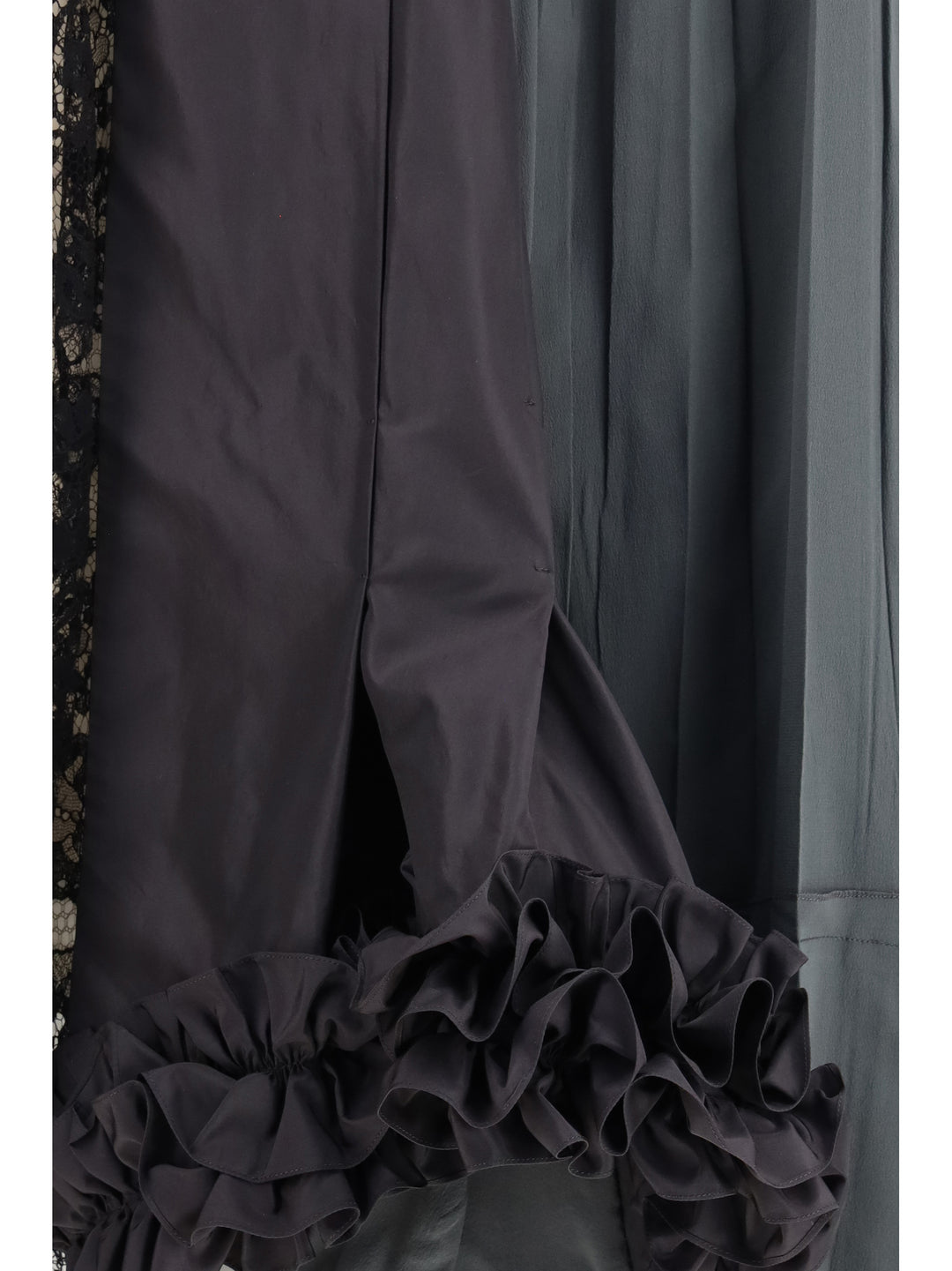 Patchwork Midi Skirt with panel construction 3