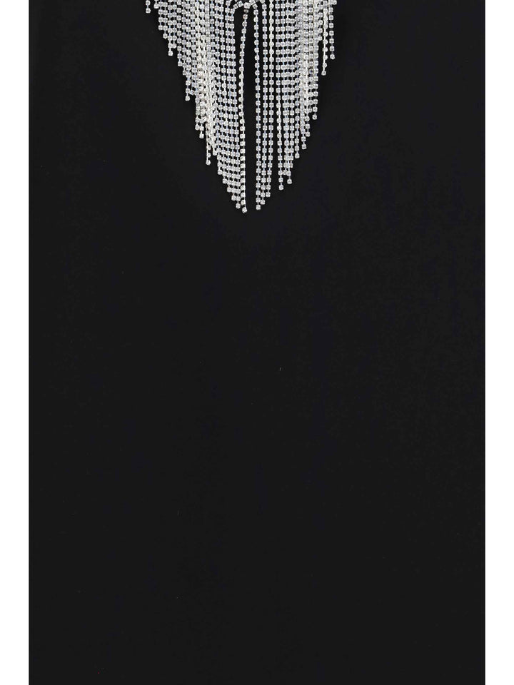 Faglia V-neck Top with crystals