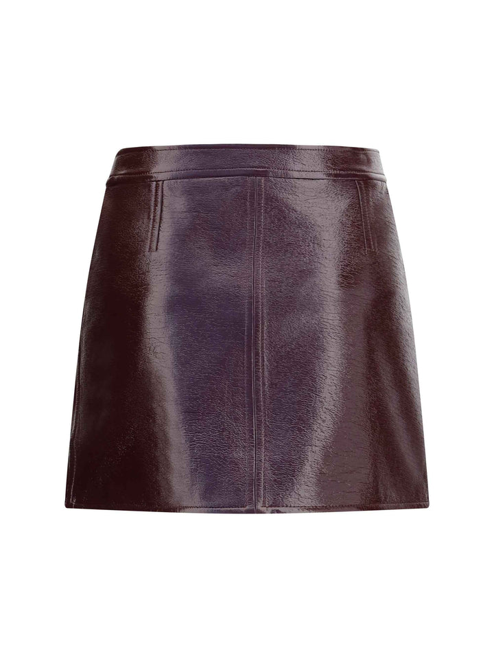 Vinyl mini Skirt