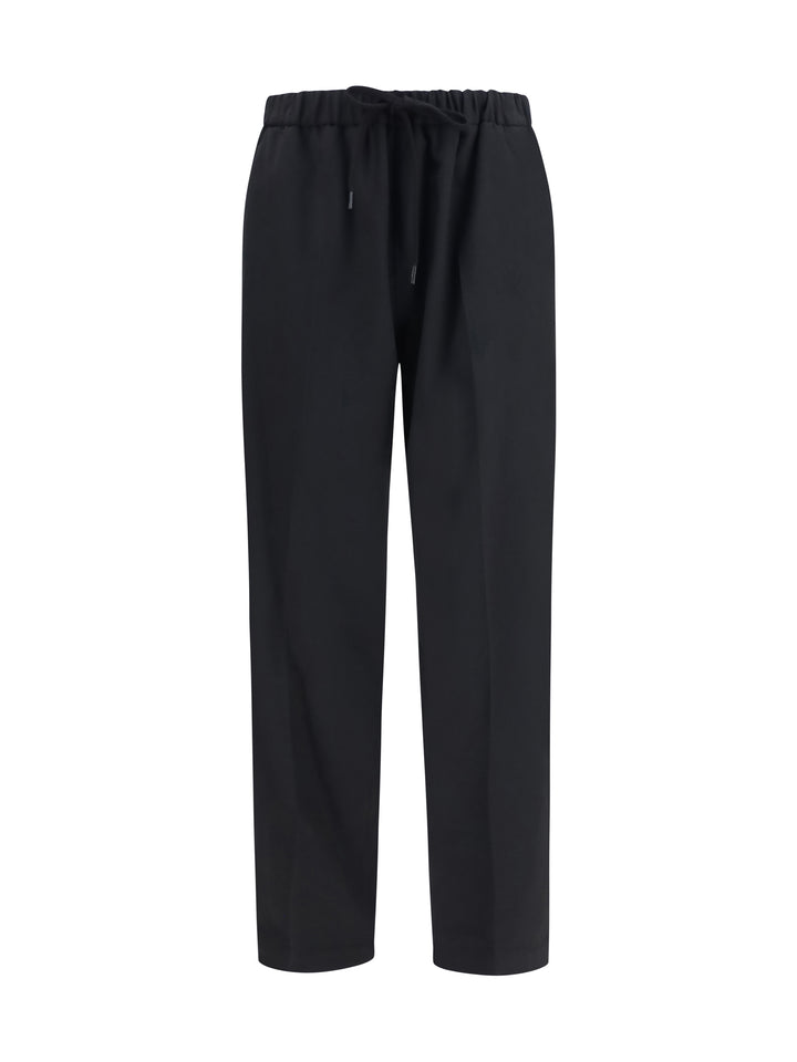 Drawstring straight-leg Pants 1