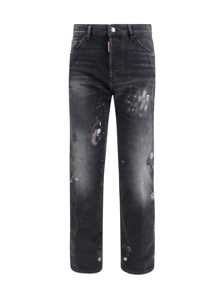 Teddy dark wash stretch denim Jeans 1