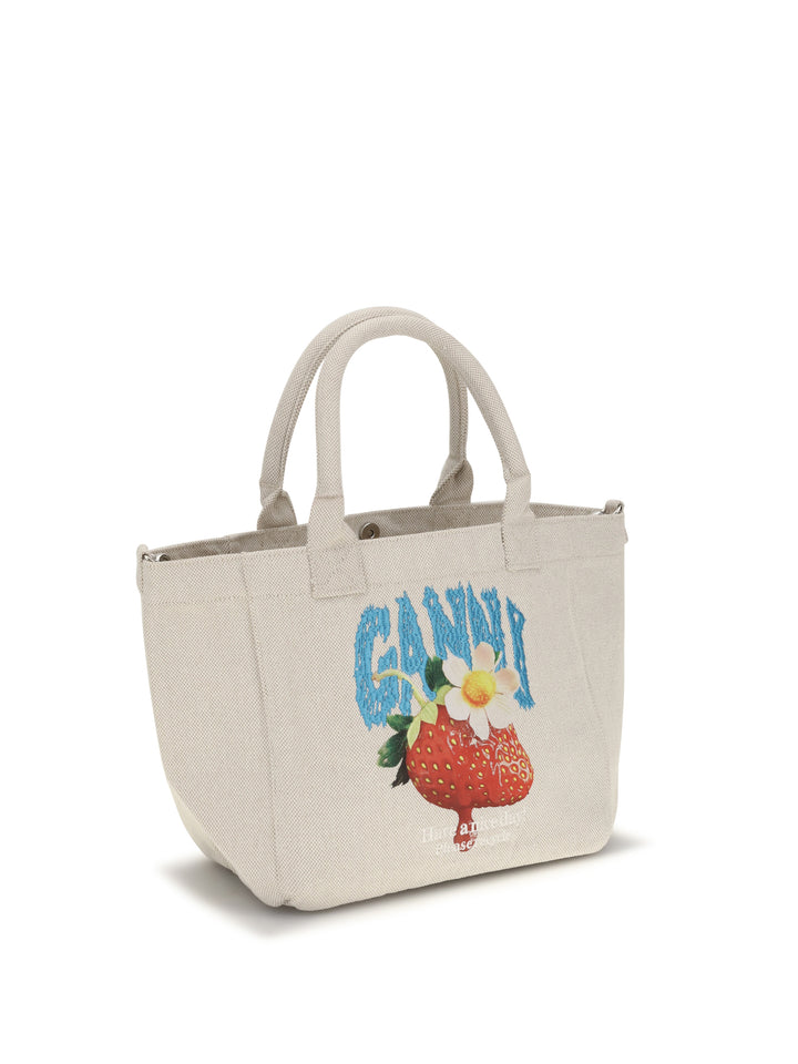 Small Easy Shoulder Bag with strawberry print 2
