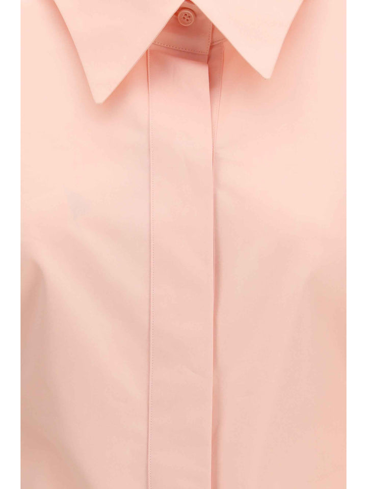 Cut-out cotton poplin Shirt