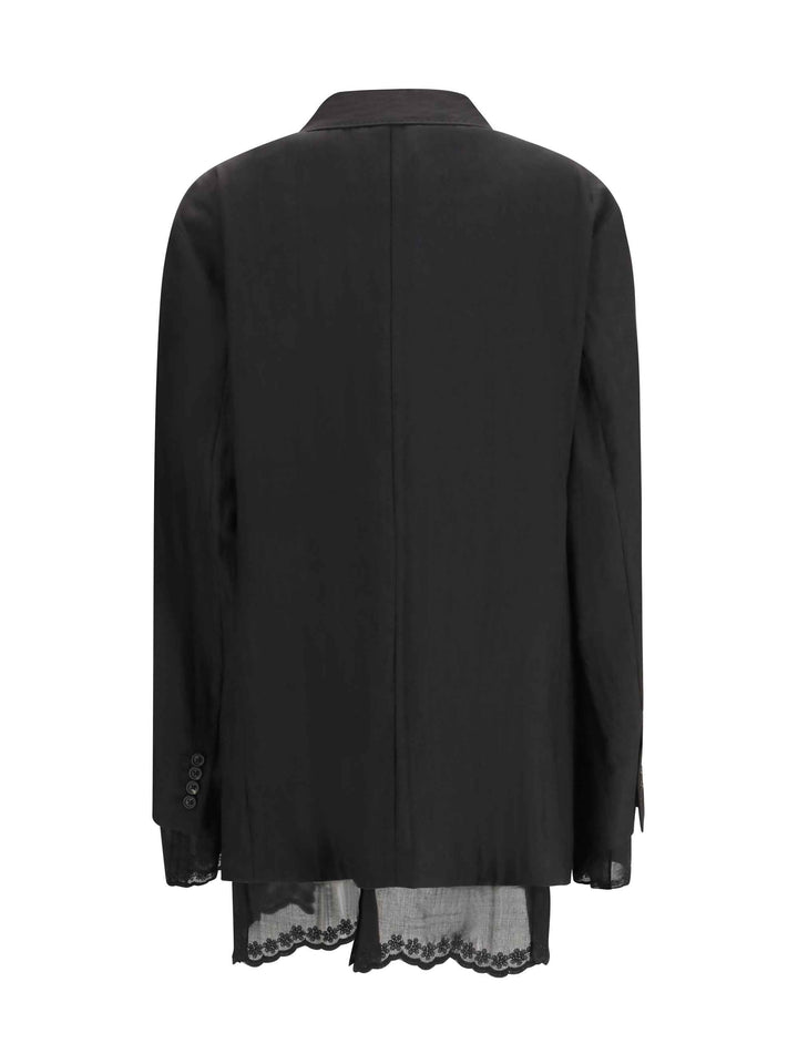 Reversible drip single breasted Blazer