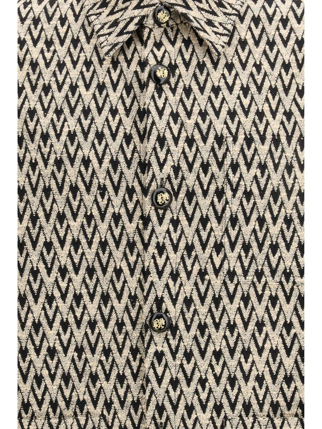 Mixed cotton jacquard Toute La V Jacket