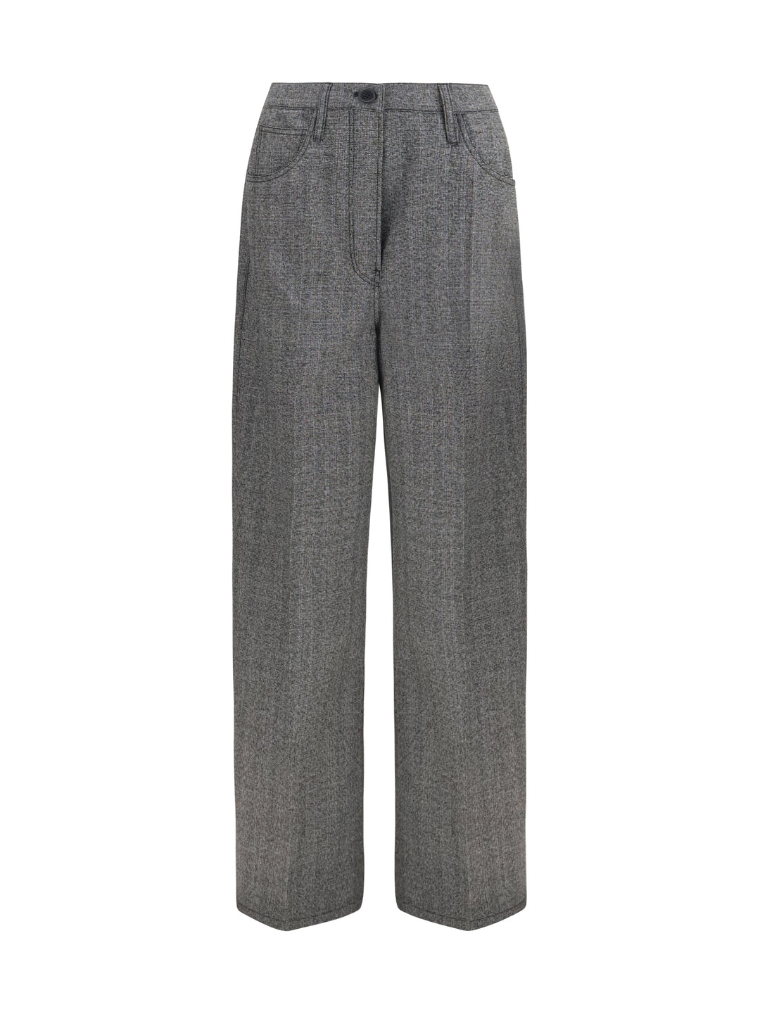 Mouliné wool Pants 1