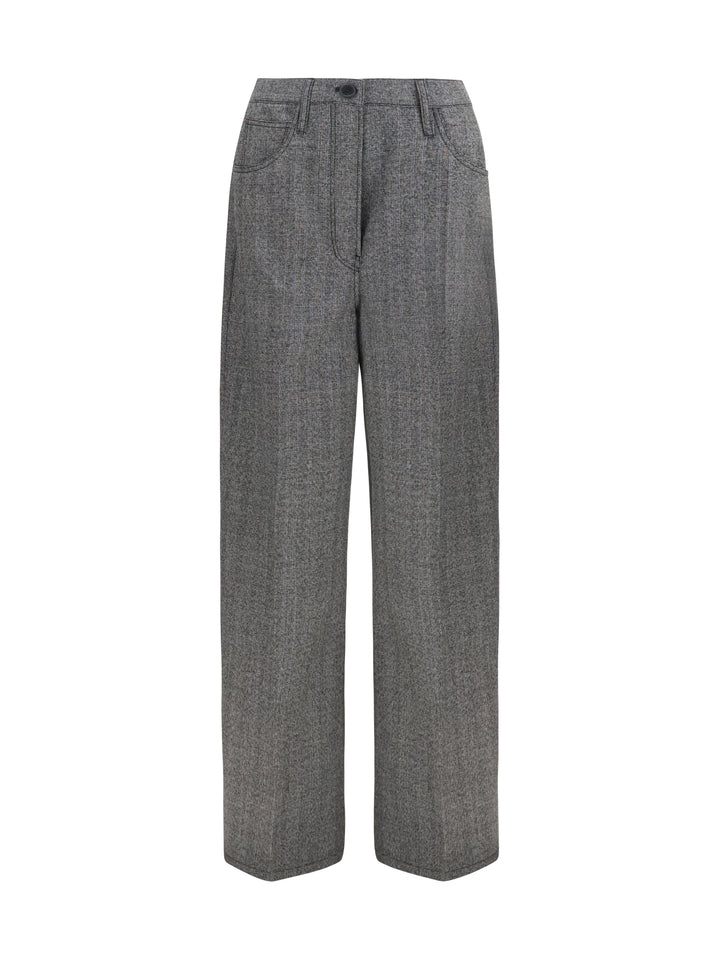 Mouliné wool Pants 1