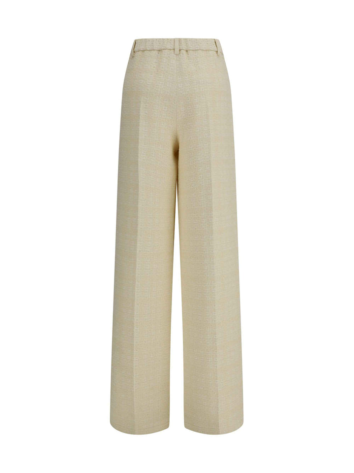 Cotton tweed check Pants
