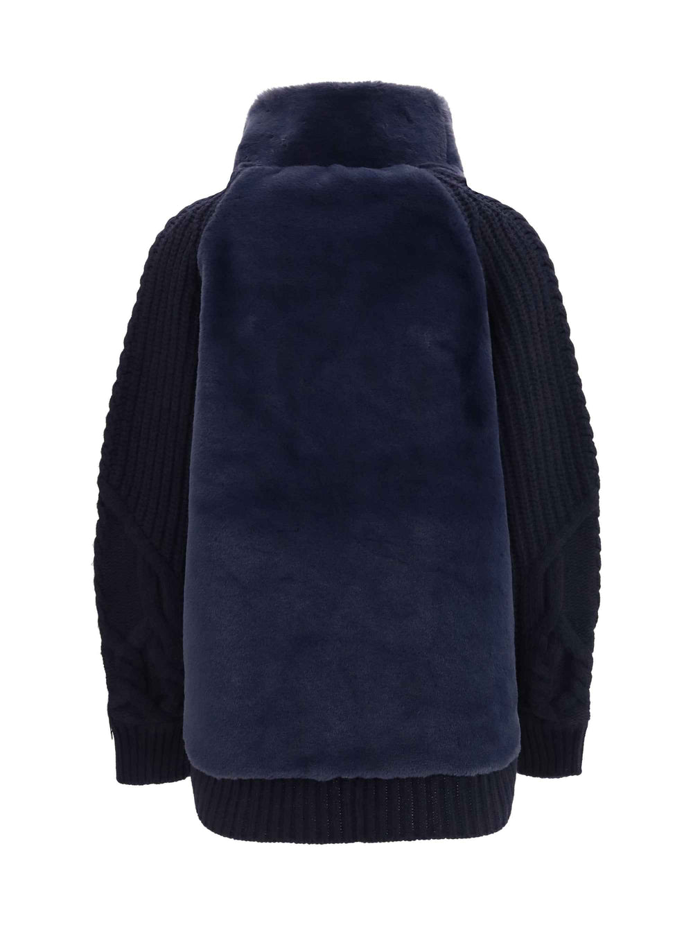 High-neck fur Jacket