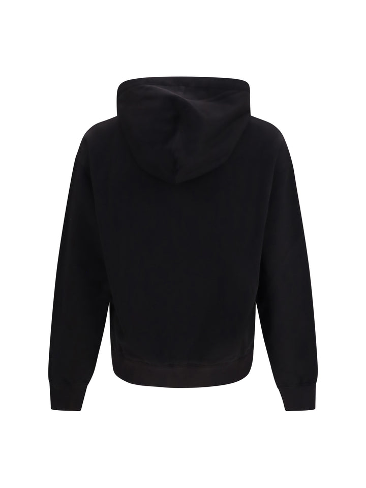 Cotton Hooded Sweatshirt with DG plaque 2