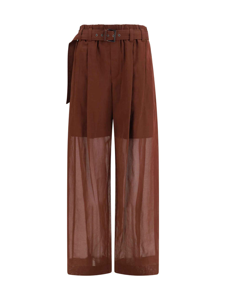 Cotton loose Pants with monili