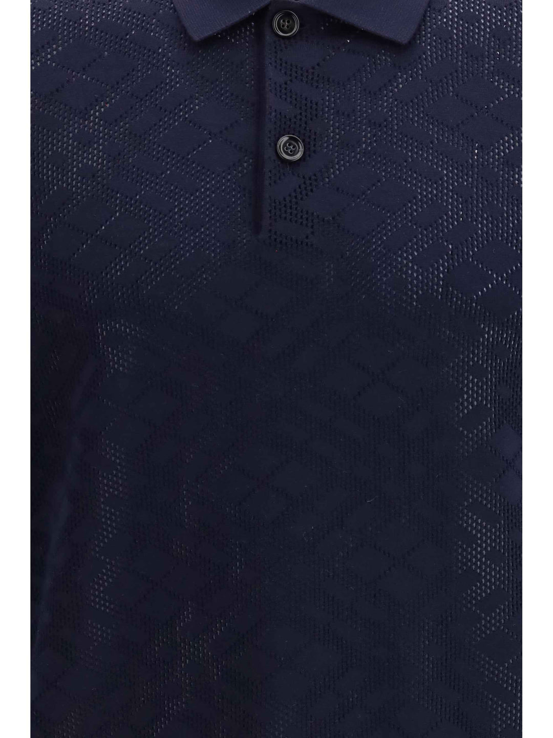 Check wool Polo