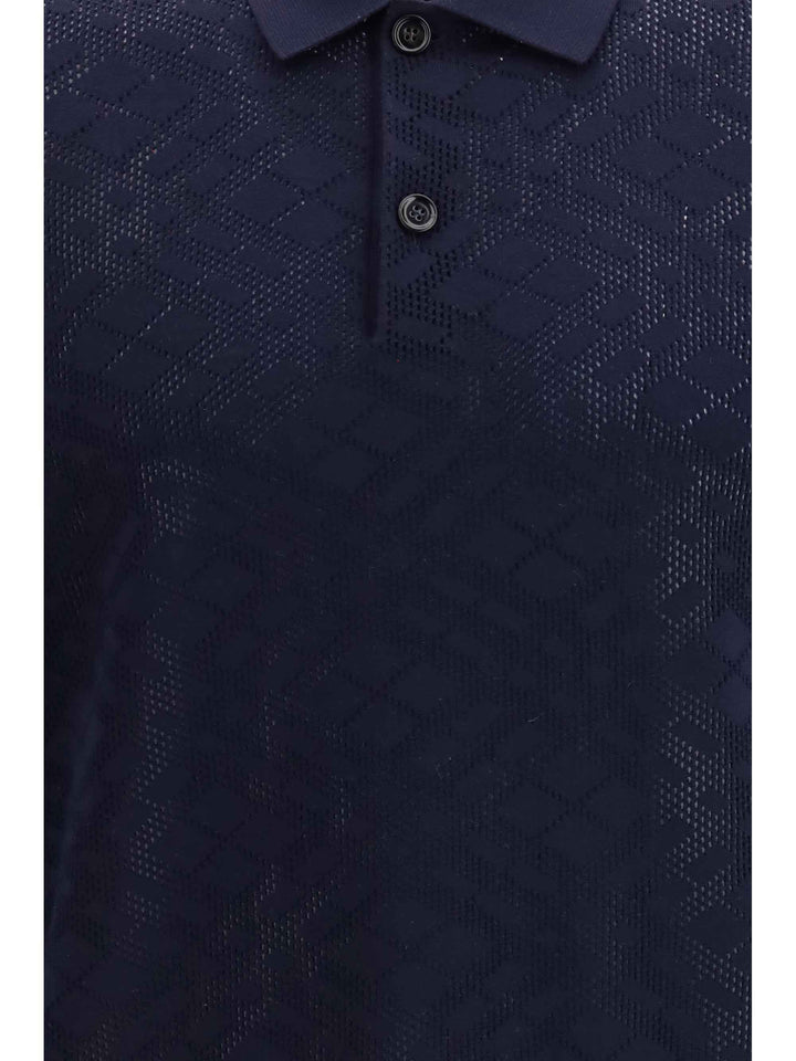 Check wool Polo