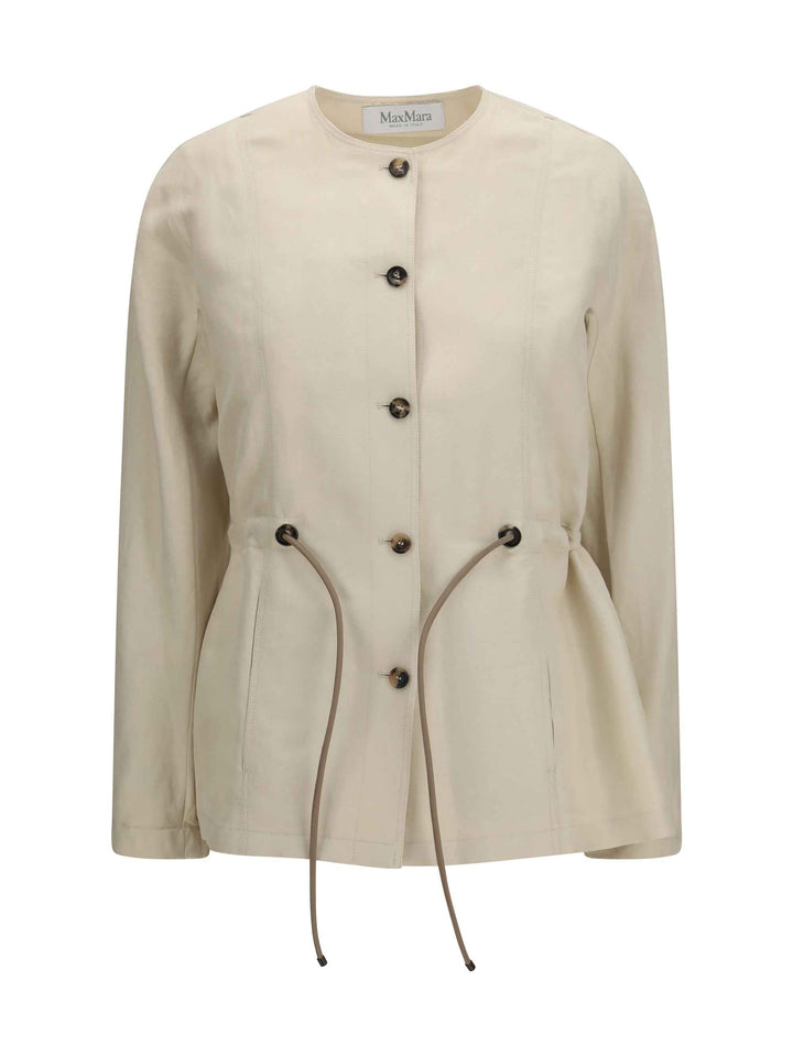 Carezza Jacket in linen and silk blend