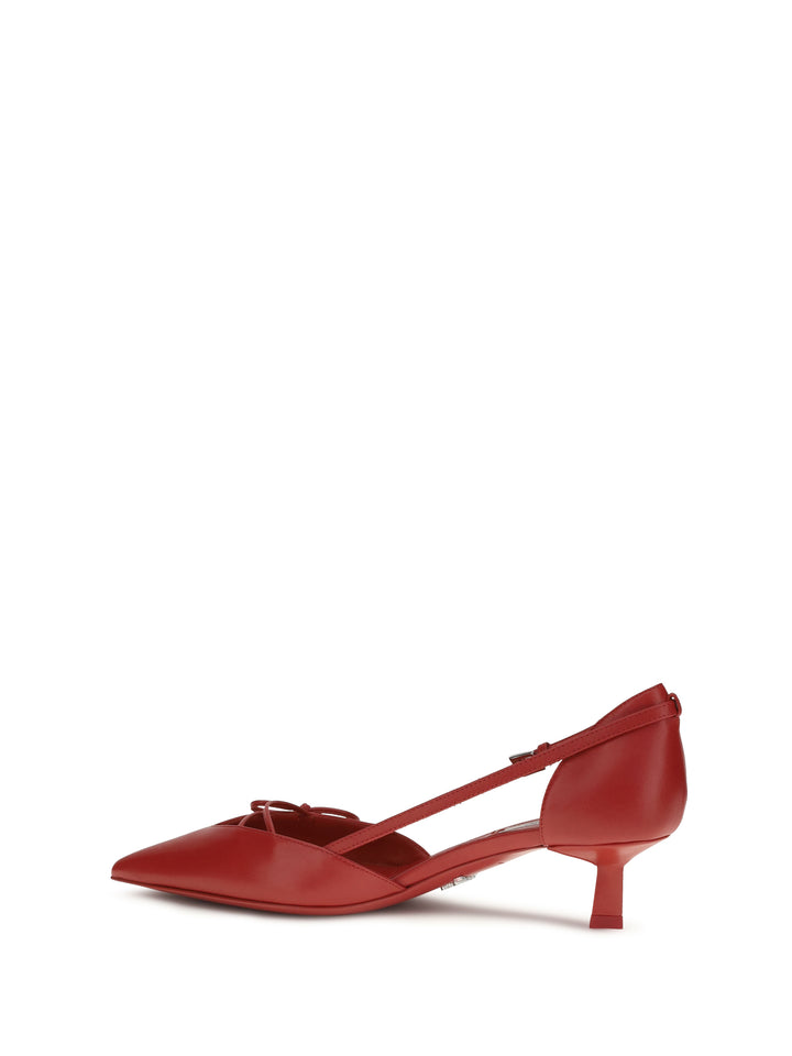 Side-cut leather Pumps 3