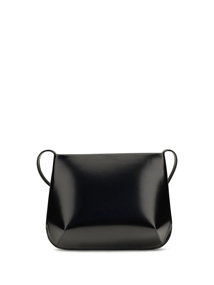 Loge brushed leather Crossbody Bag 1