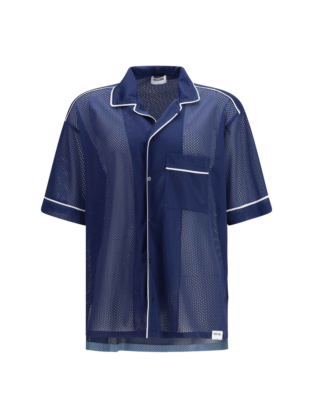 Technical mesh Shirt with reversed 22 print