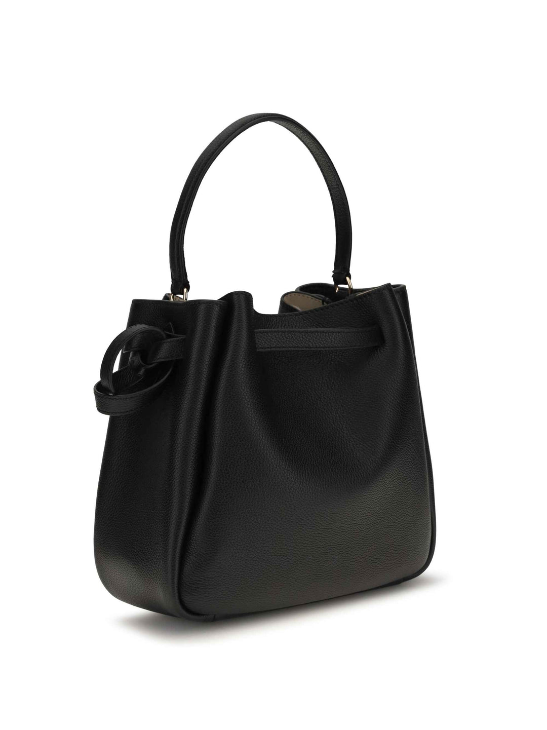 Romy Hammered leather Bucket Bag