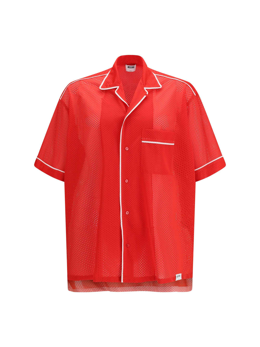 Technical mesh Shirt with reversed 22 print