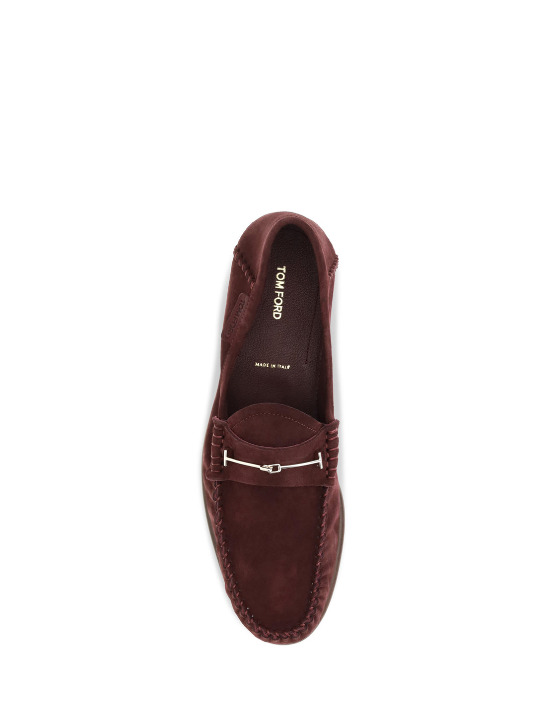 Suede leather T-strap Loafers 4