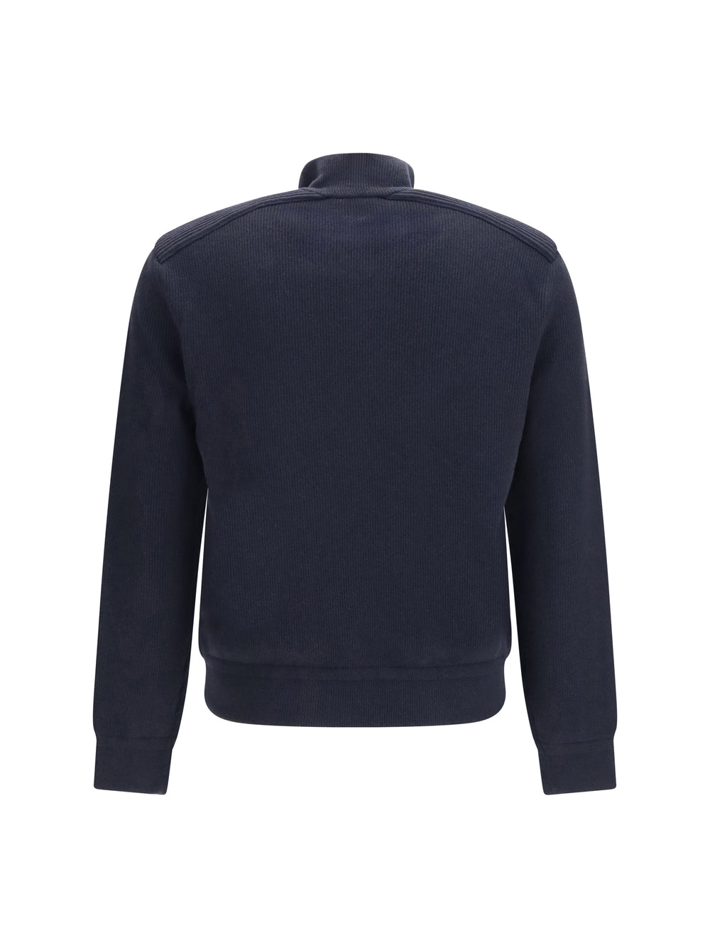 Zip-up padded Cardigan in wool and cashmere blend 2