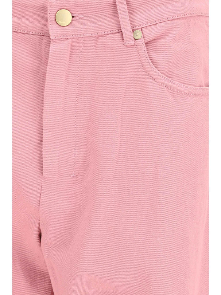 Cotton and linen Pants