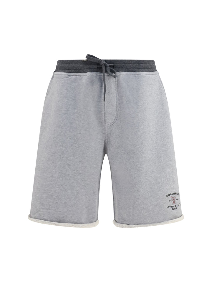 Cotton drawstring Shorts 1