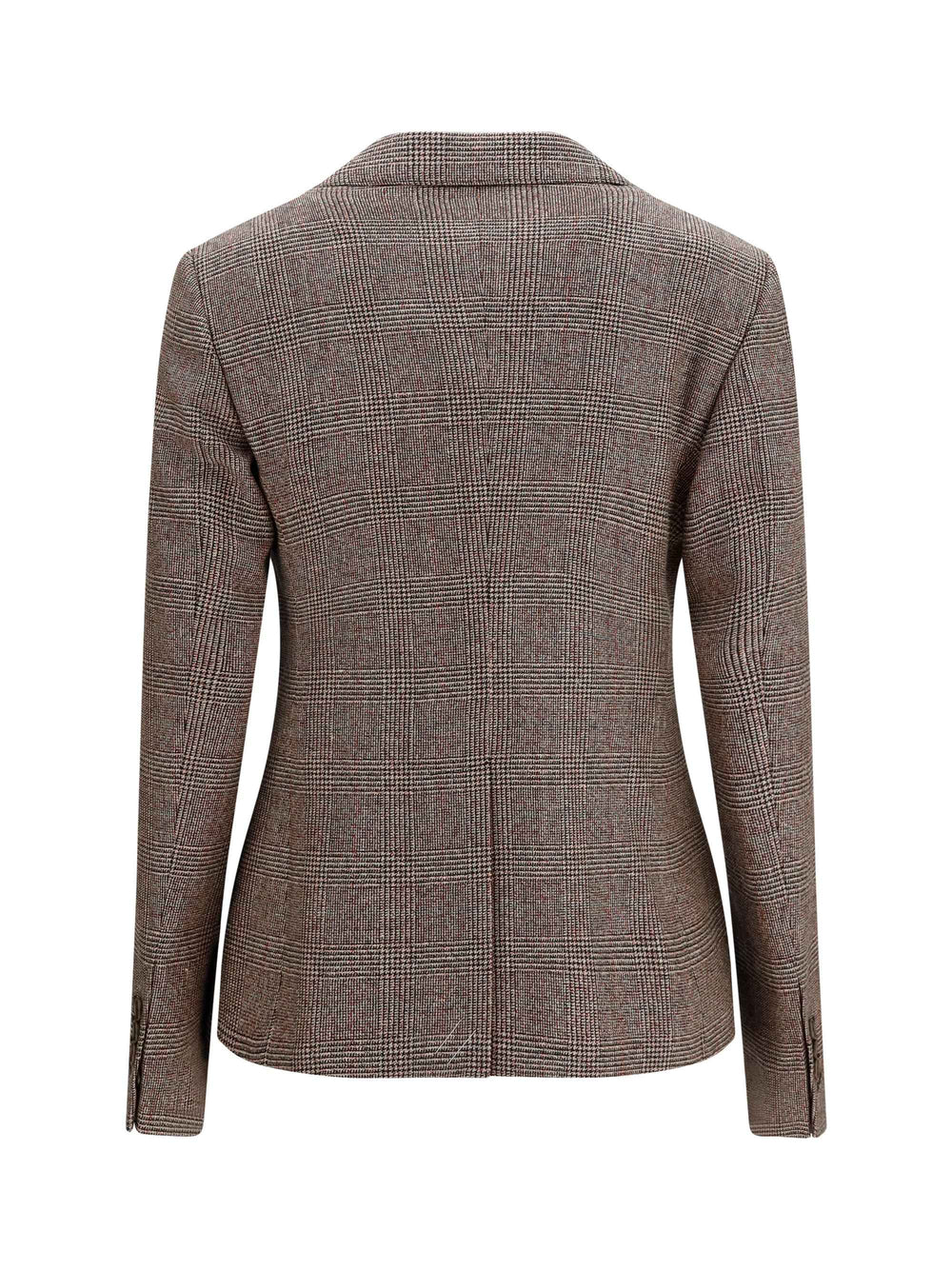 Single-breasted wool and linen Blazer