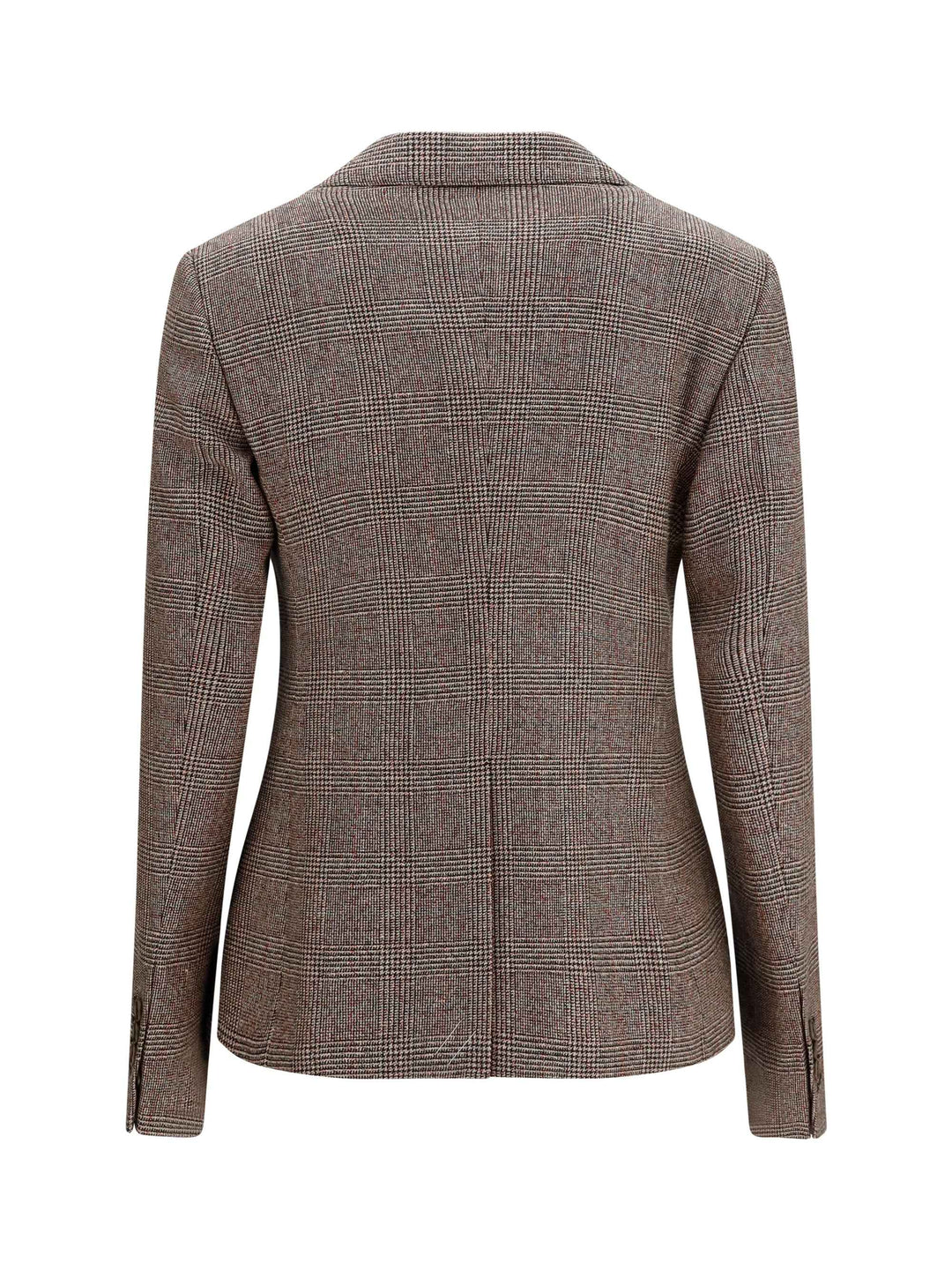 Single-breasted wool and linen Blazer