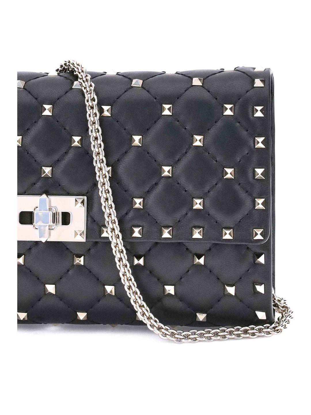 Rockstud Spike quilted Nappa Shoulder Bag