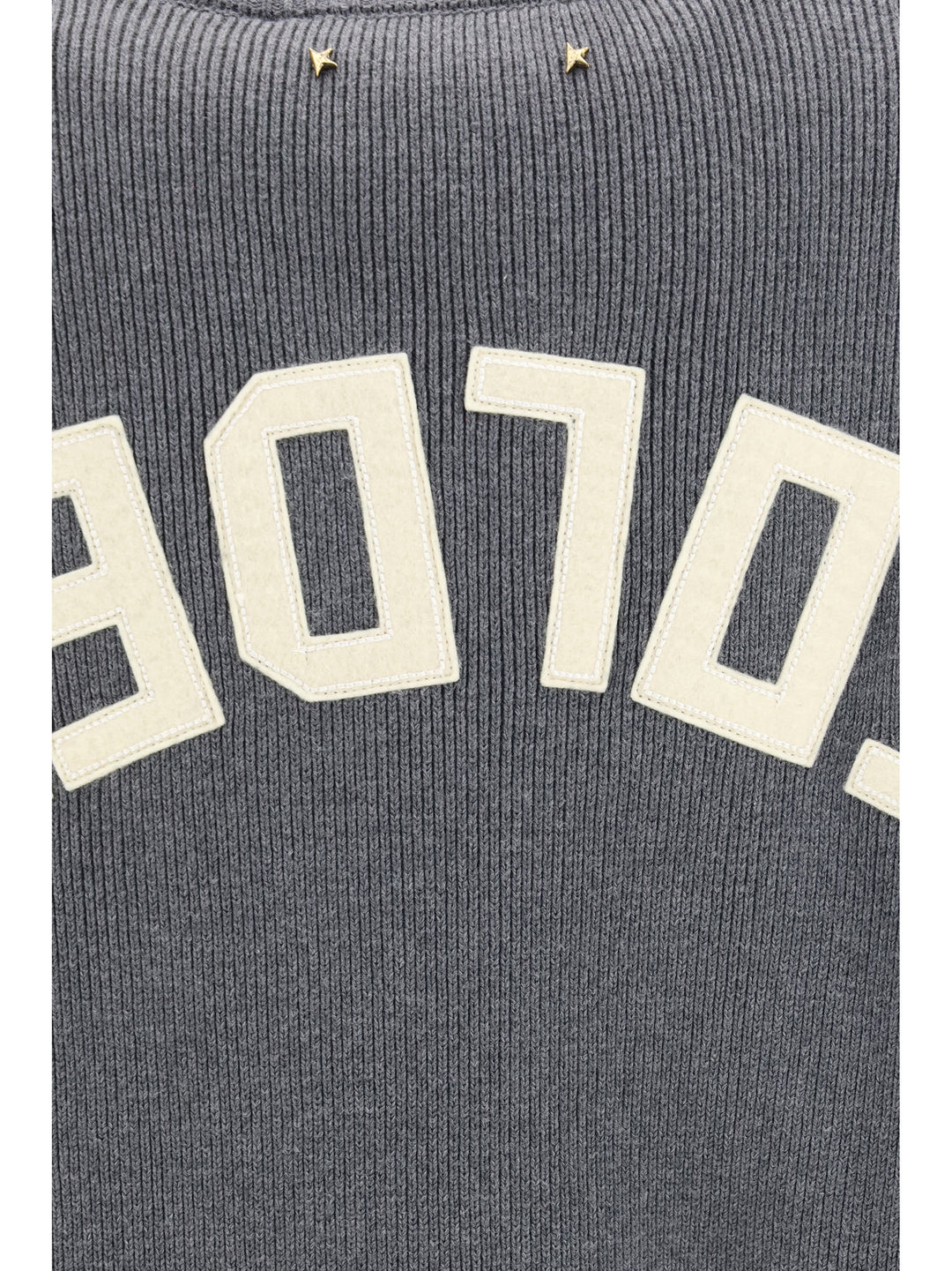 Cotton crewneck Sweater with back logo 3