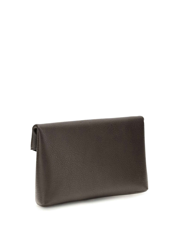 Envelope leather Clutch