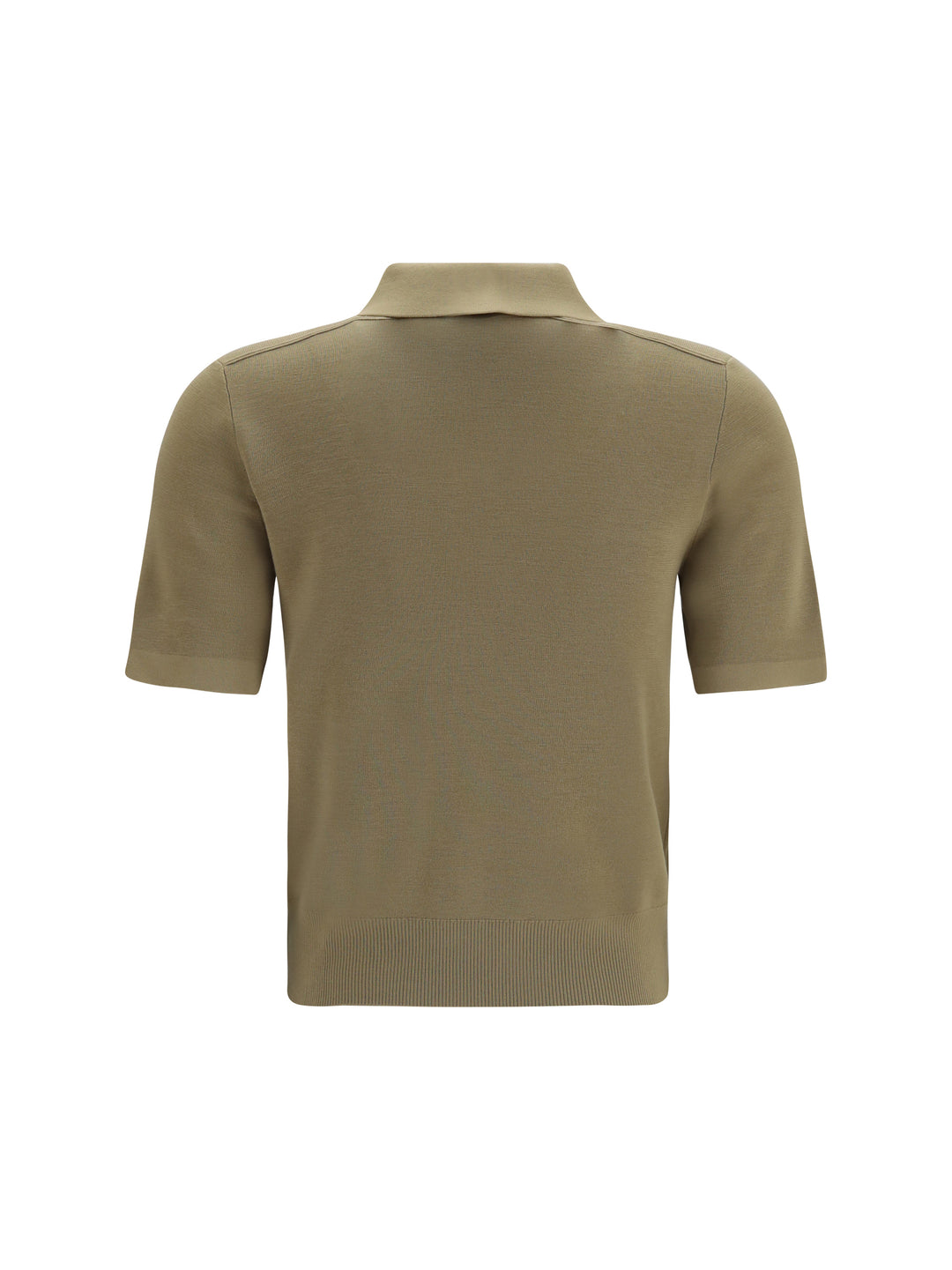 Knit Polo with Check trim 2