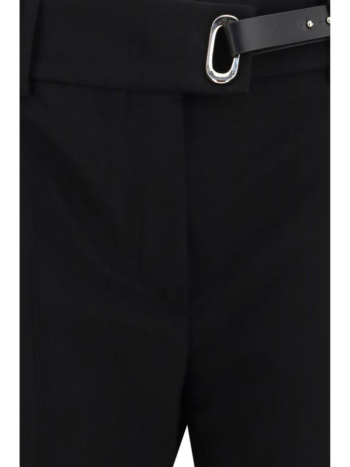 Rum cigarette pants with belt 3
