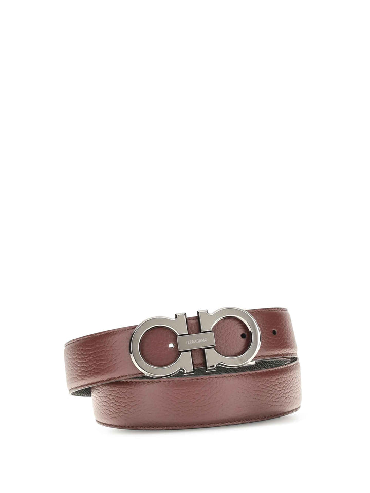 Reversible and adjustable Gancini Belt