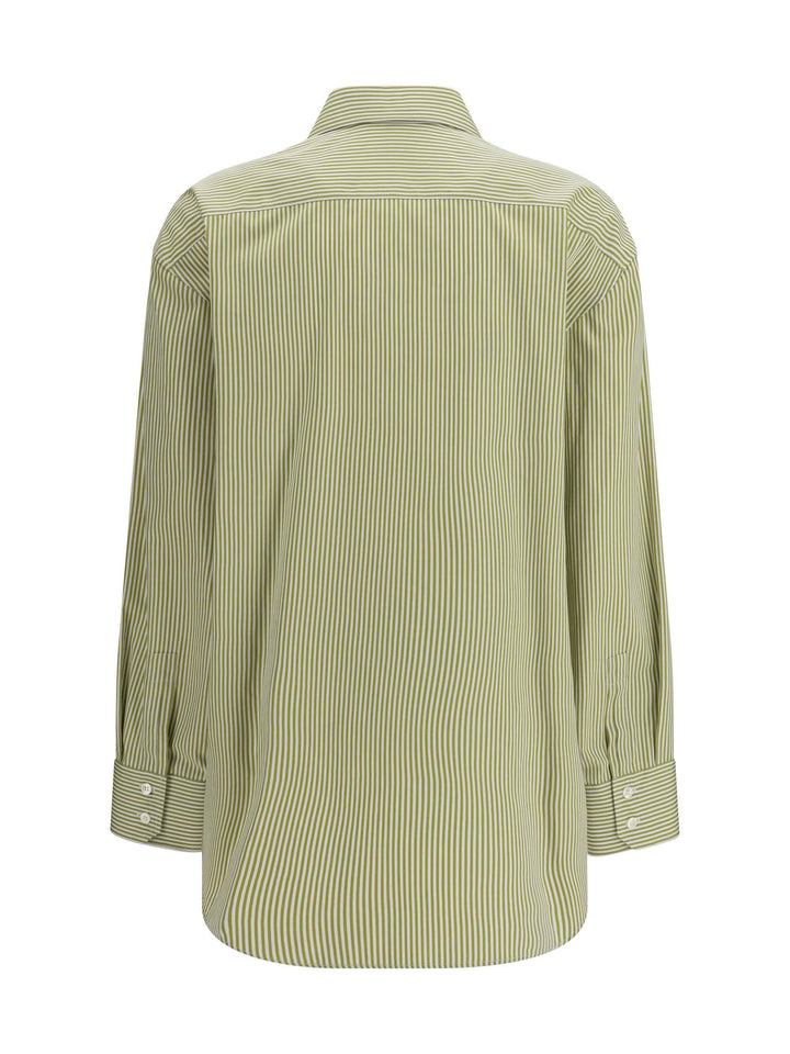 Vertical Striped Button Shirt